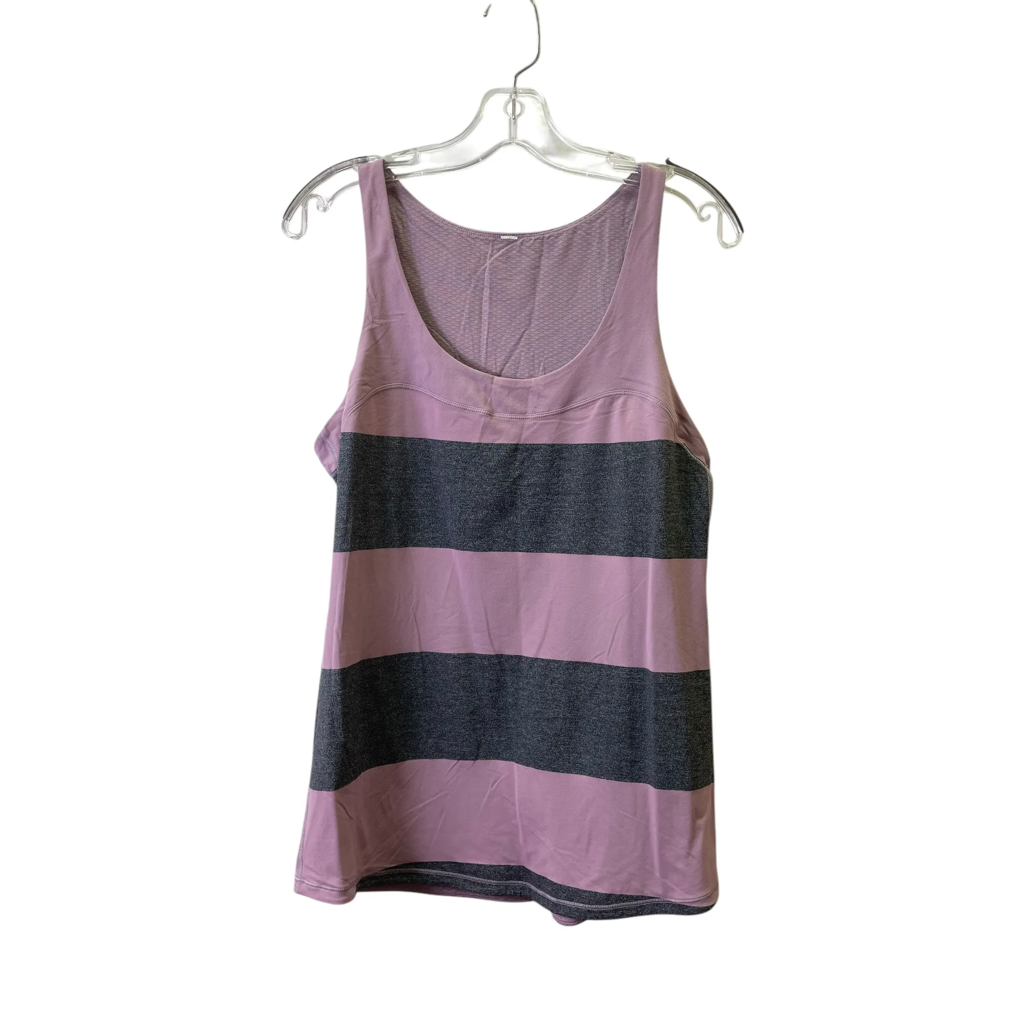 Athletic Tank Top By Lululemon In Grey & Purple, Size:Xl