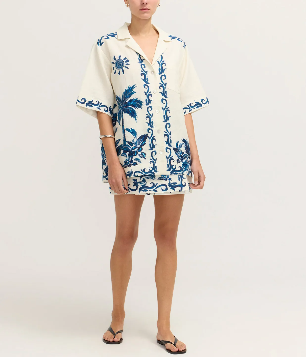Bohdi Shirt in Blue Hawaii