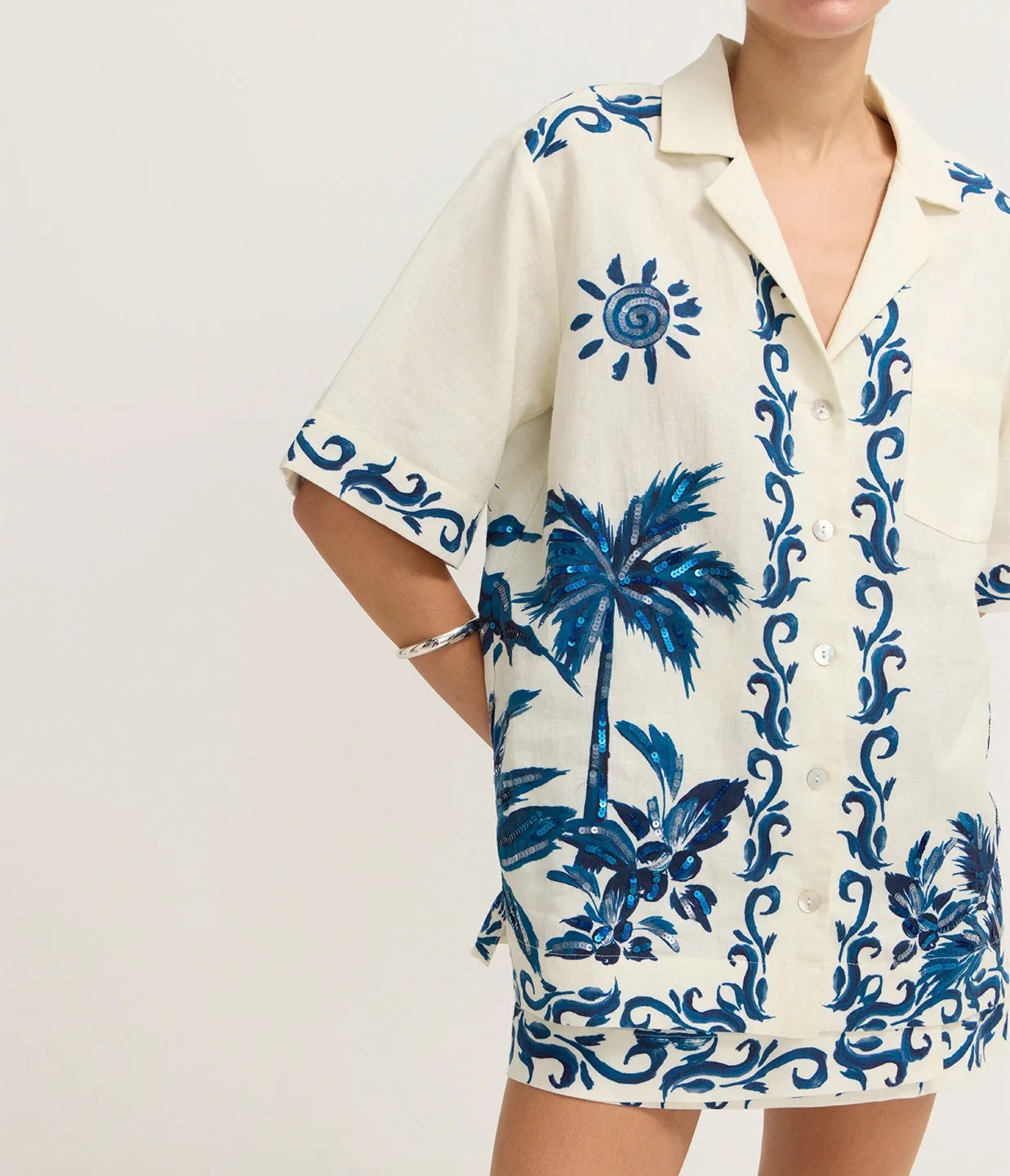 Bohdi Shirt in Blue Hawaii