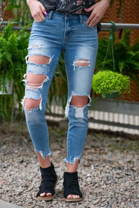 Brielle Mid Rise Ankle Skinny