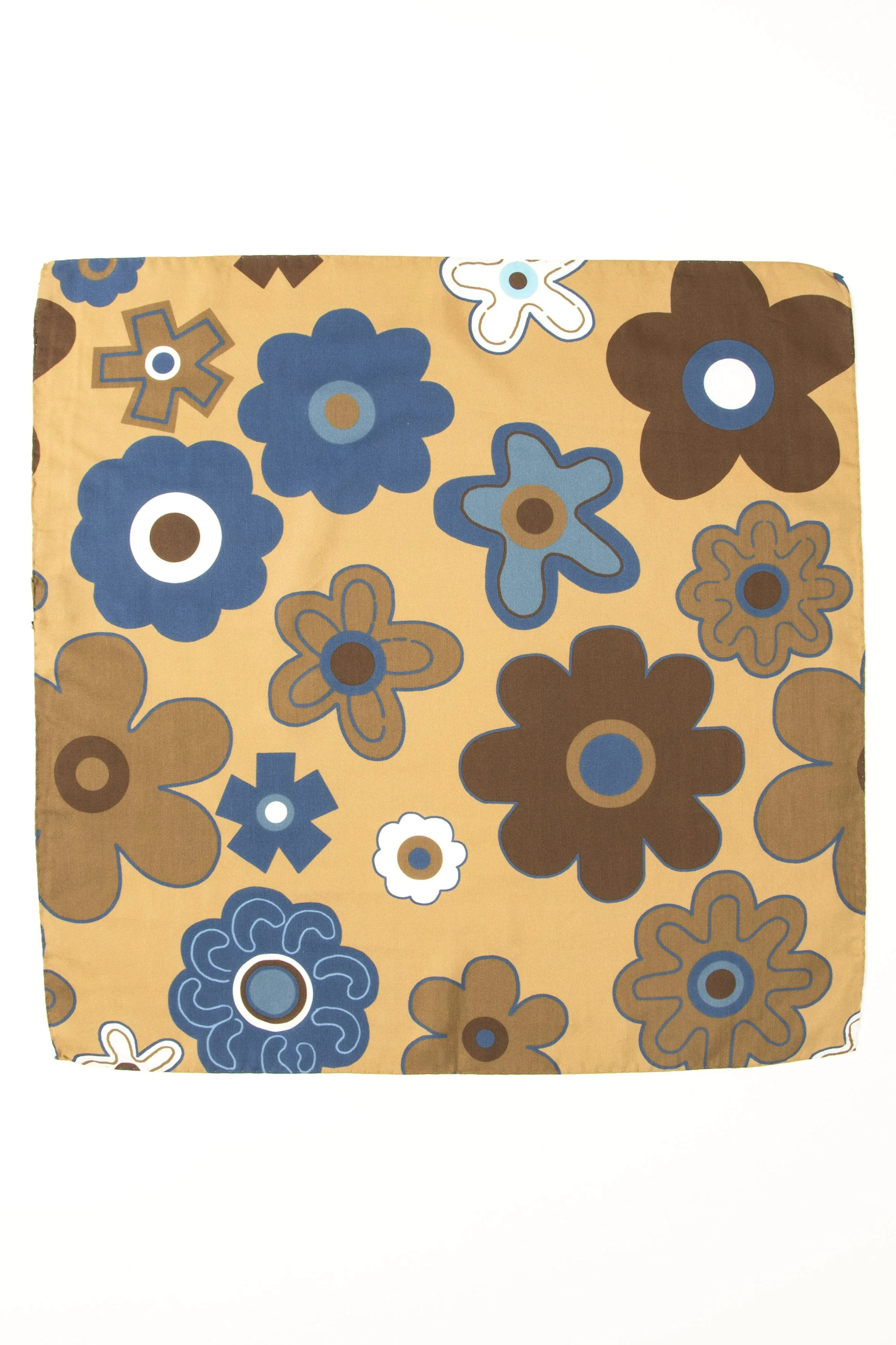 Camel Ultra Soft Silk & Cotton Logo scarf 60