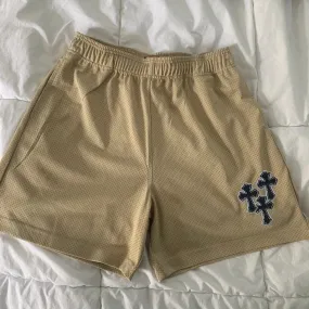 Casual cross-print street track shorts