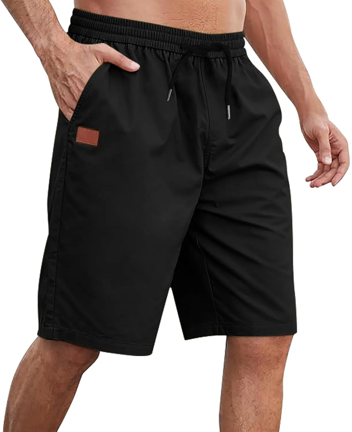 Cathalem Casual Shorts for Men Casual Drawstring Lounge Shorts Elastic Waist Big and Tall Summer Shorts Athletic Gym Shorts