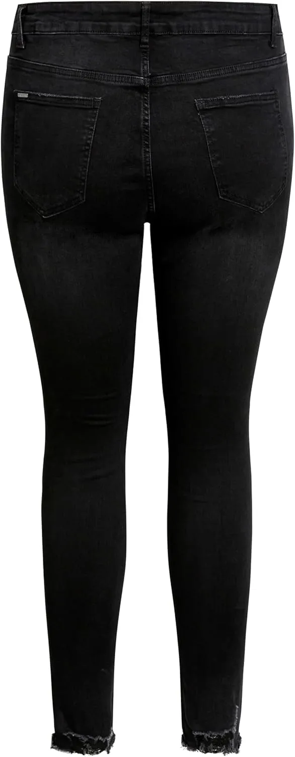 City Chic Women's Avenue Plus Size Jean a Wild Rose