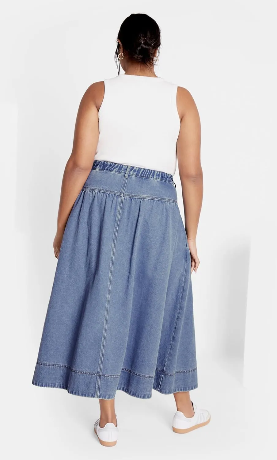 City Chic Women's Plus Size Skirt - Ari Denim