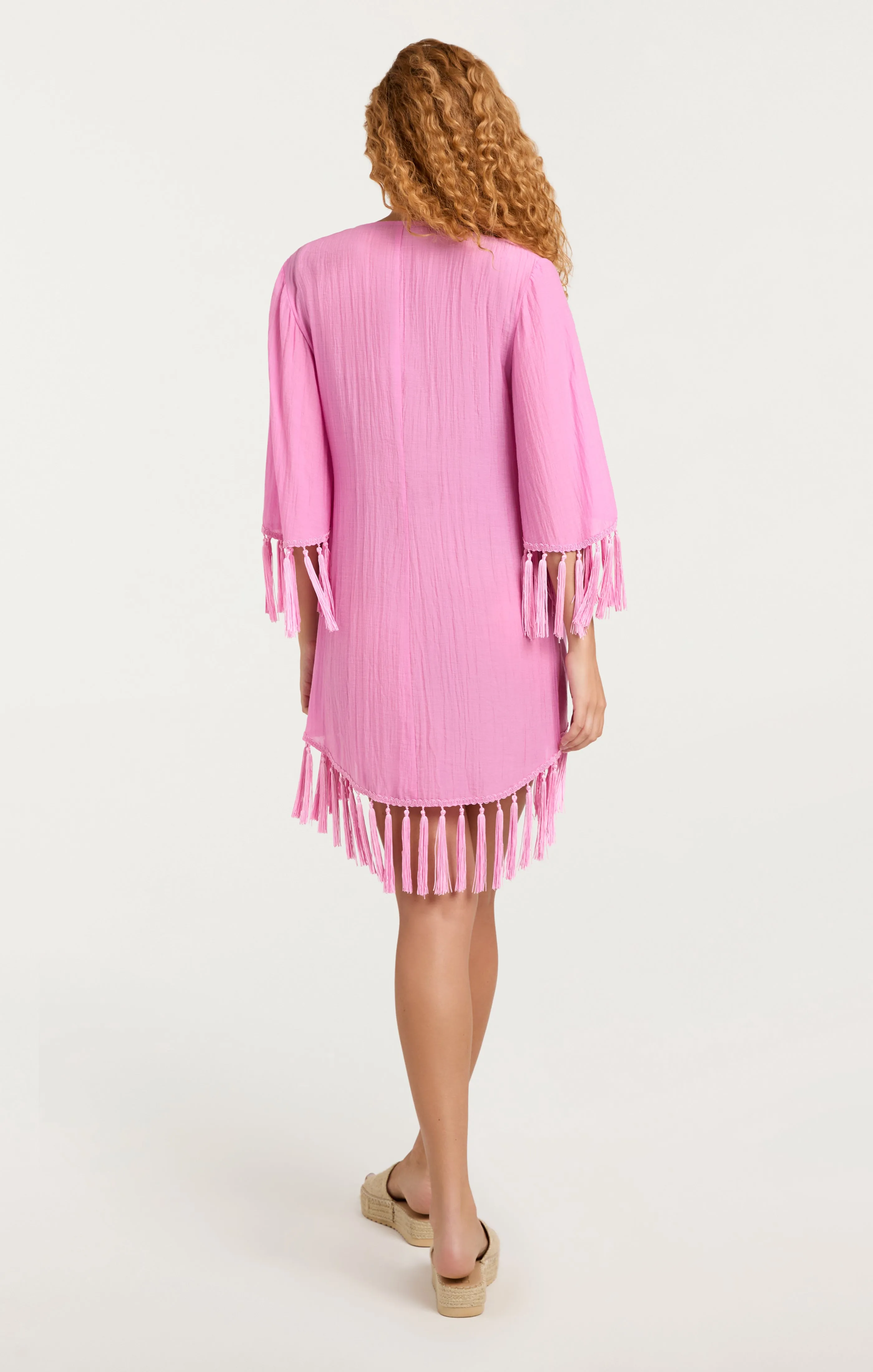 Crinkle Tencel Mini Stefie Coverup