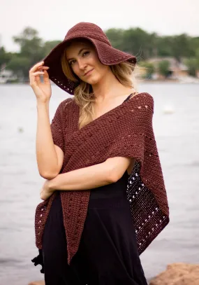 Crochet Kit - Seaside Shawl & Sun Hat