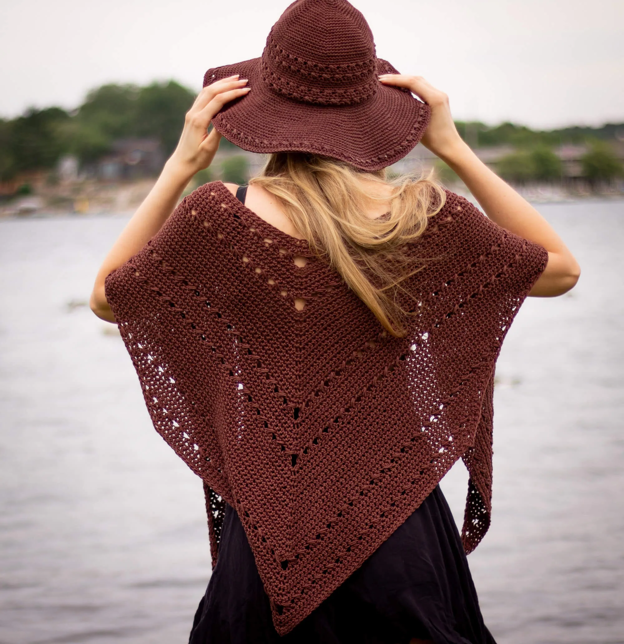 Crochet Kit - Seaside Shawl & Sun Hat