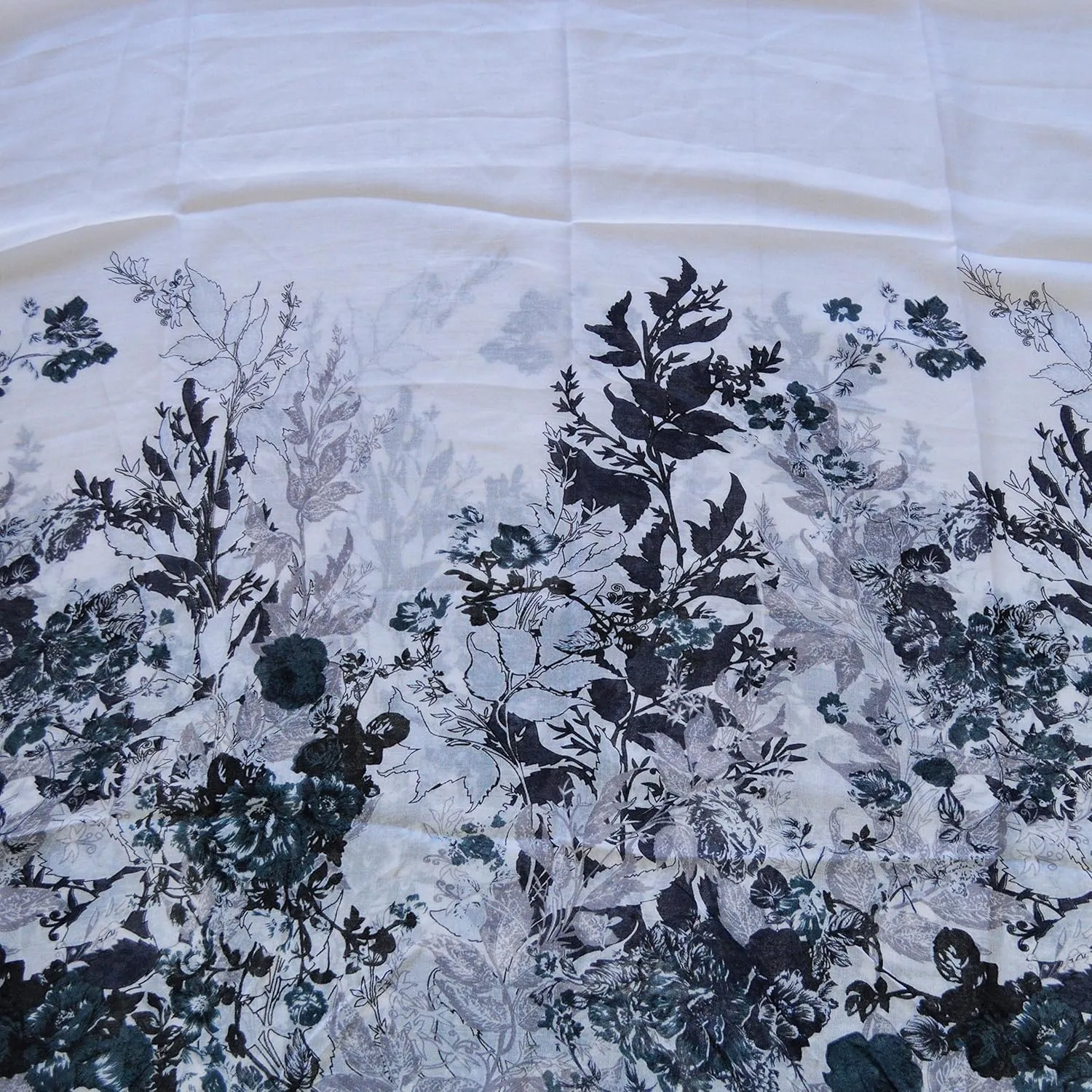 Floral Light Weight X Large Infinity Scarf