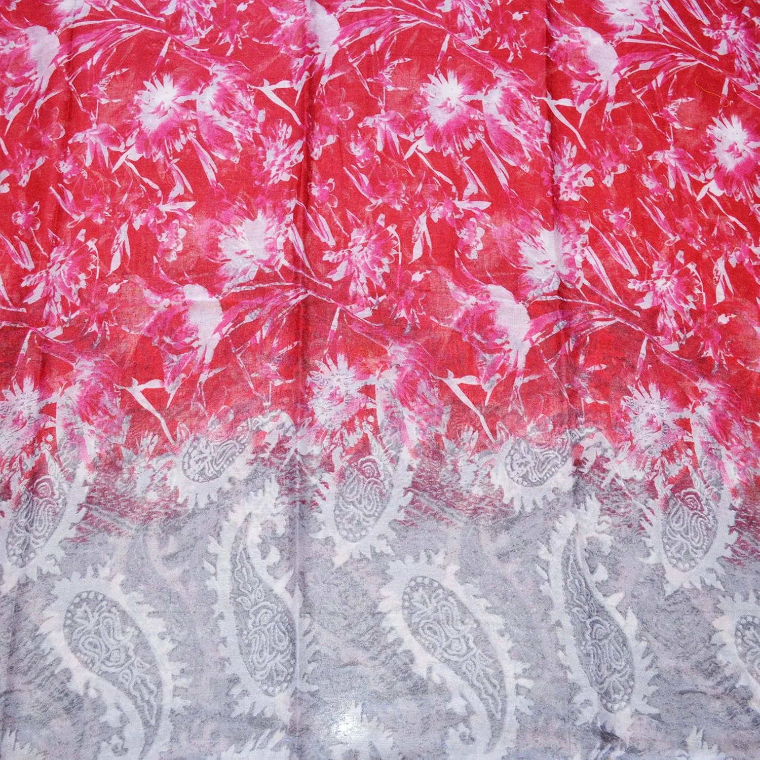 Floral Light Weight X Large Infinity Scarf