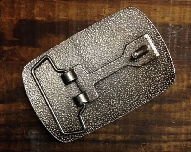 French Advertisment Belt Buckle