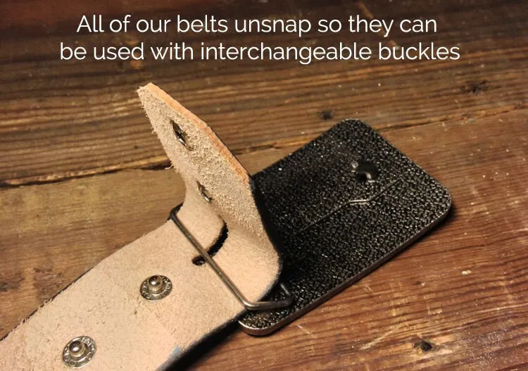 French Advertisment Belt Buckle