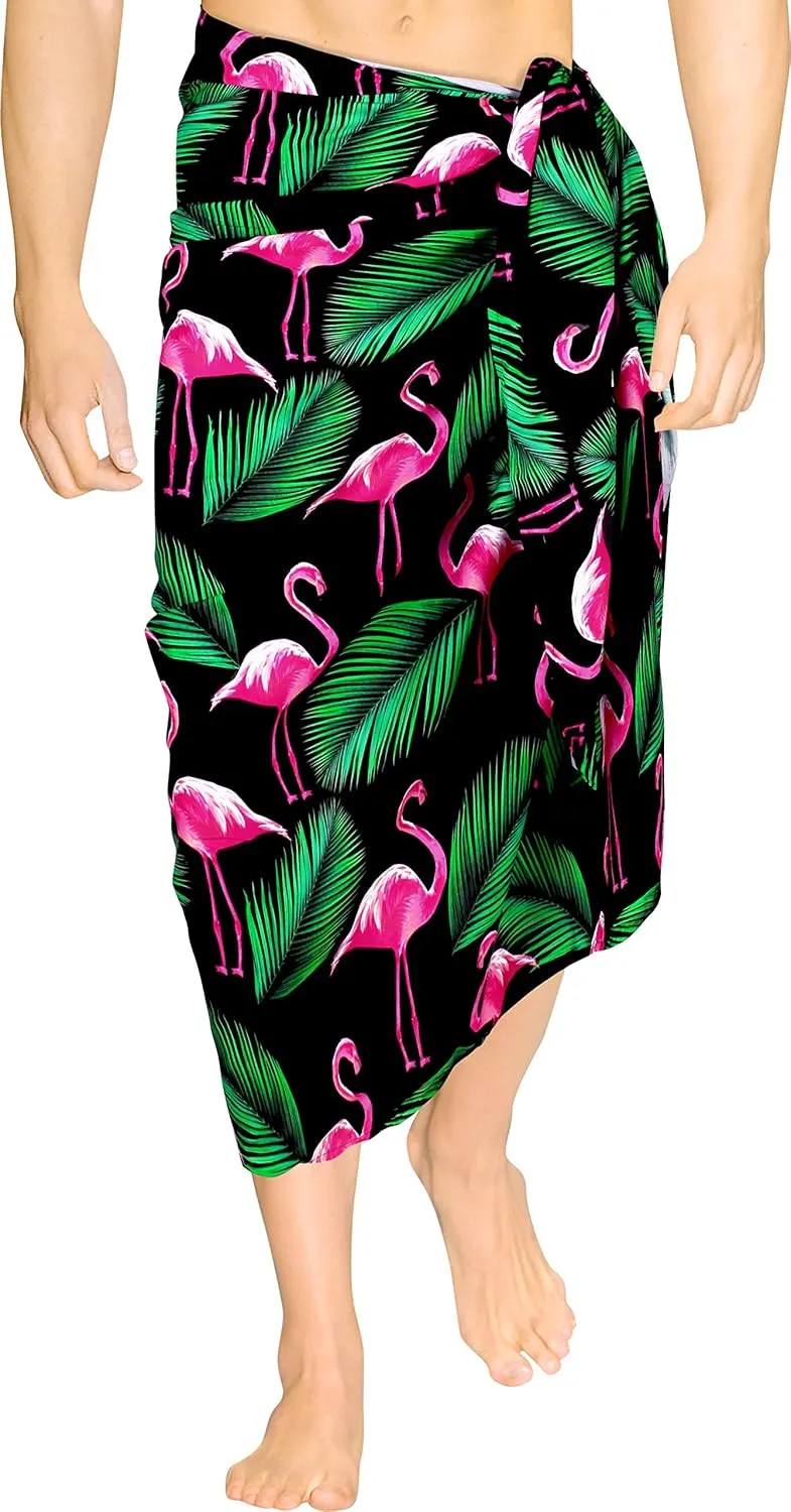 HAPPY BAY Men's Pareo Sarong Wrap Swim Bath
