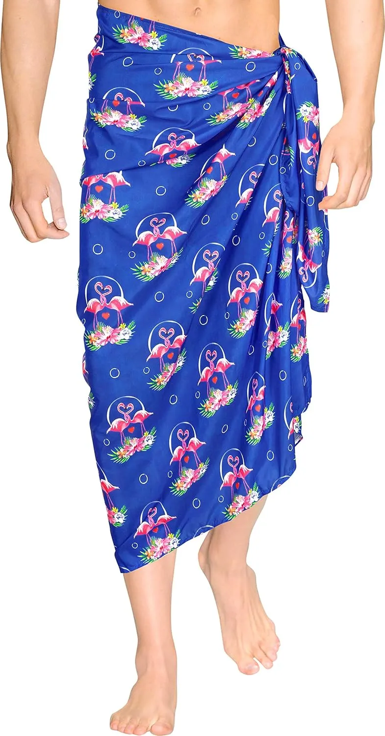 HAPPY BAY Men's Pareo Sarong Wrap Swim Bath