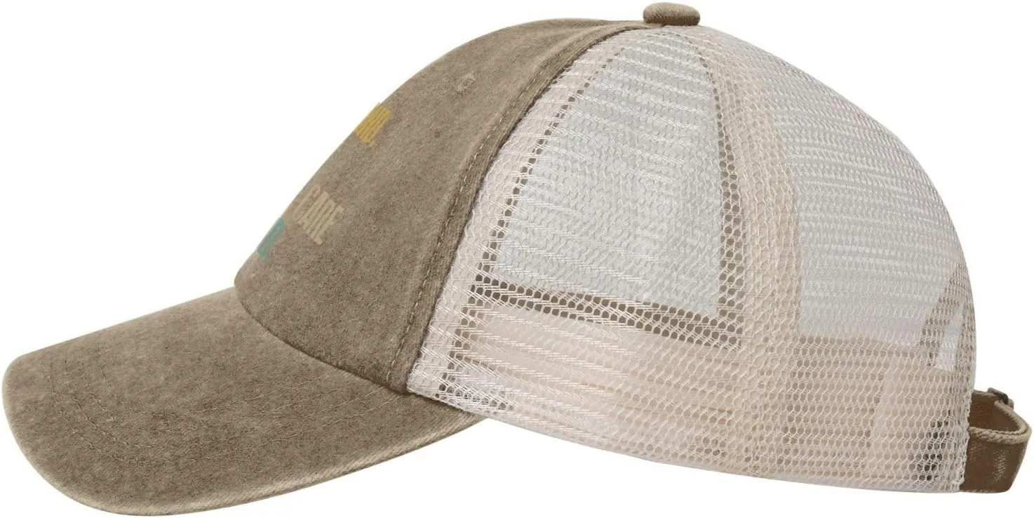 Husband Dad Lawn Care Legend Baseball Cap Women Men Mesh-Back Hat Retro Trucker Hats Sun Hat