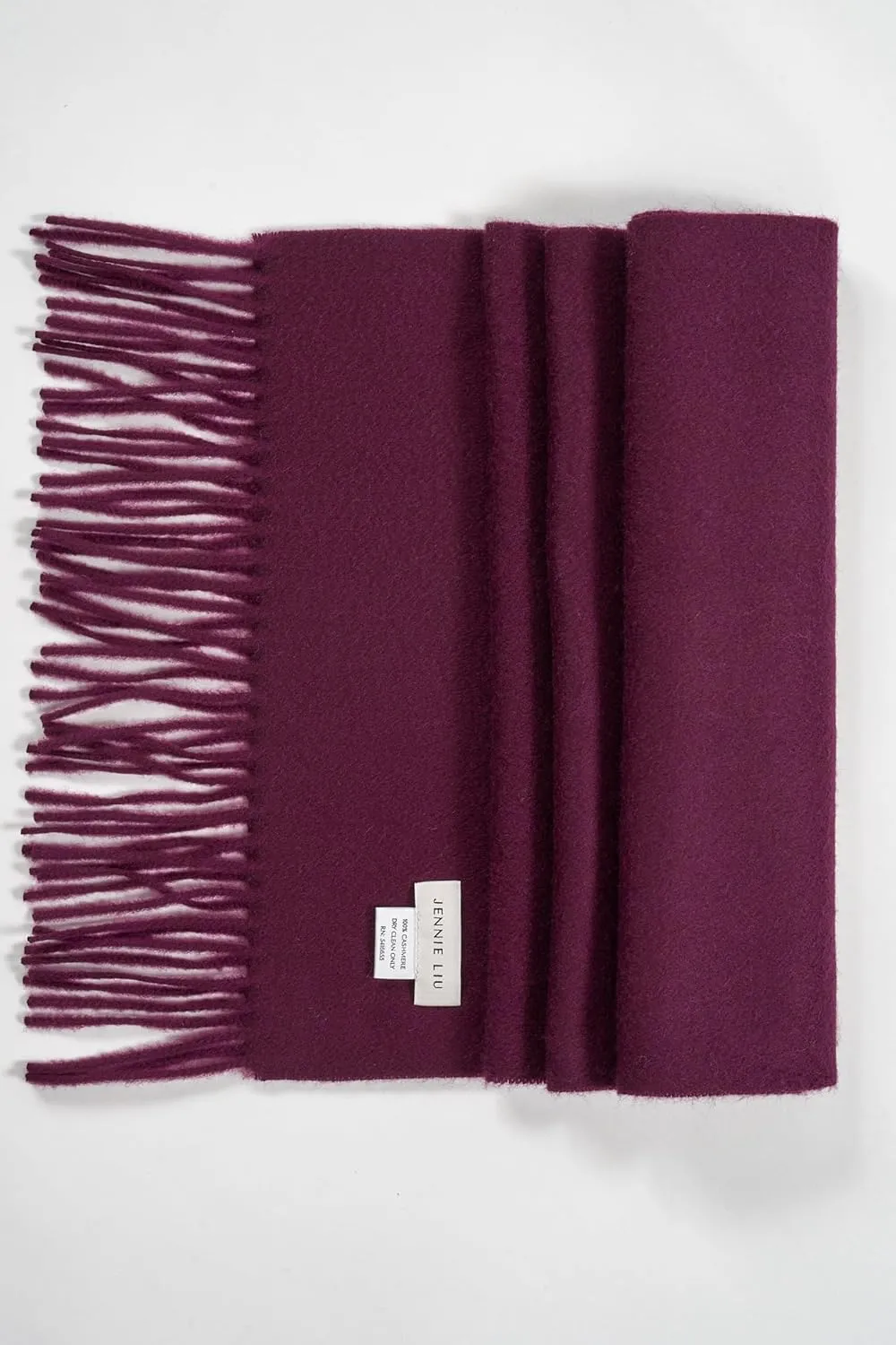 JENNIE LIU Women's 100% Pure Cashmere Scarf for Women