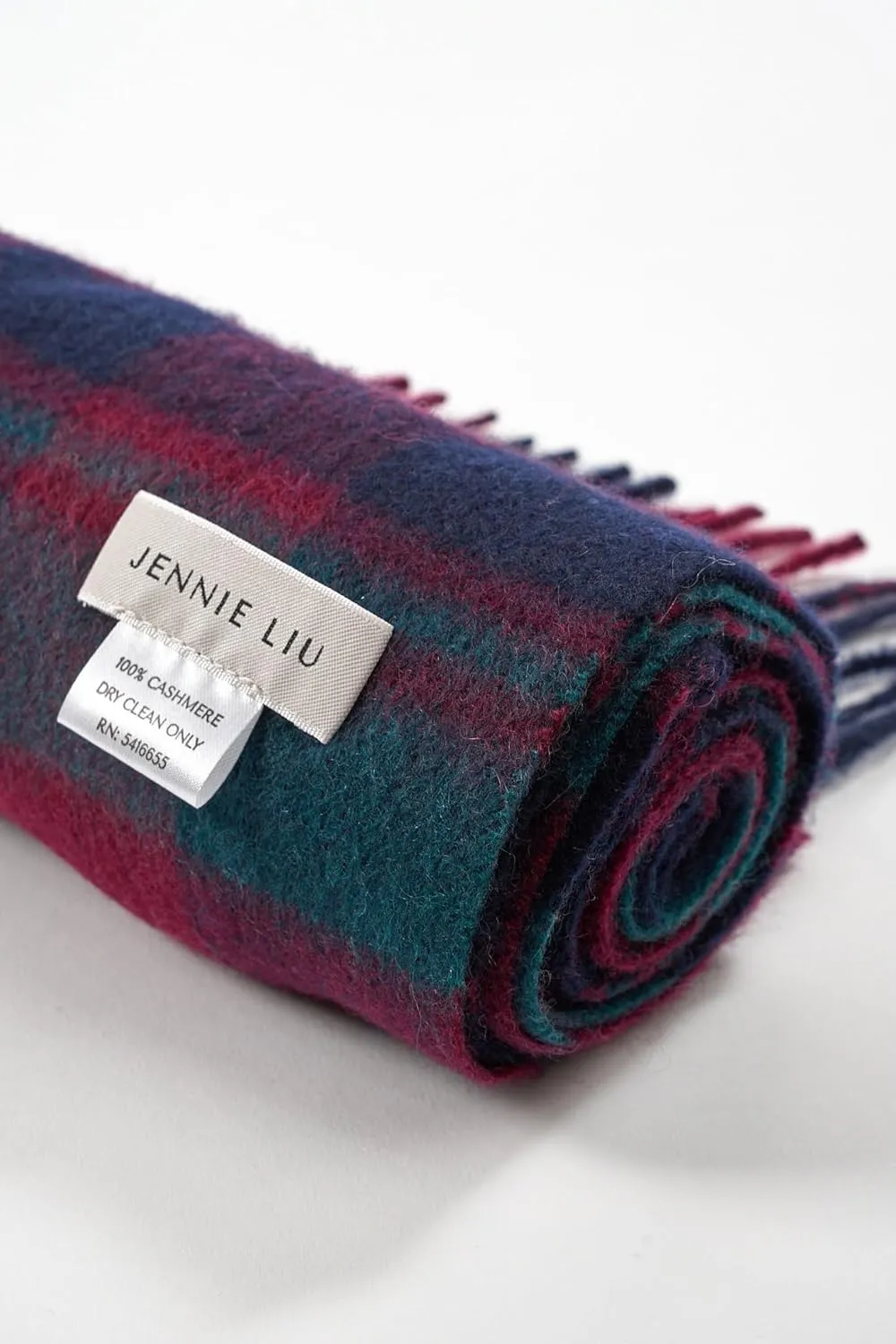 JENNIE LIU Women's 100% Pure Cashmere Scarf for Women