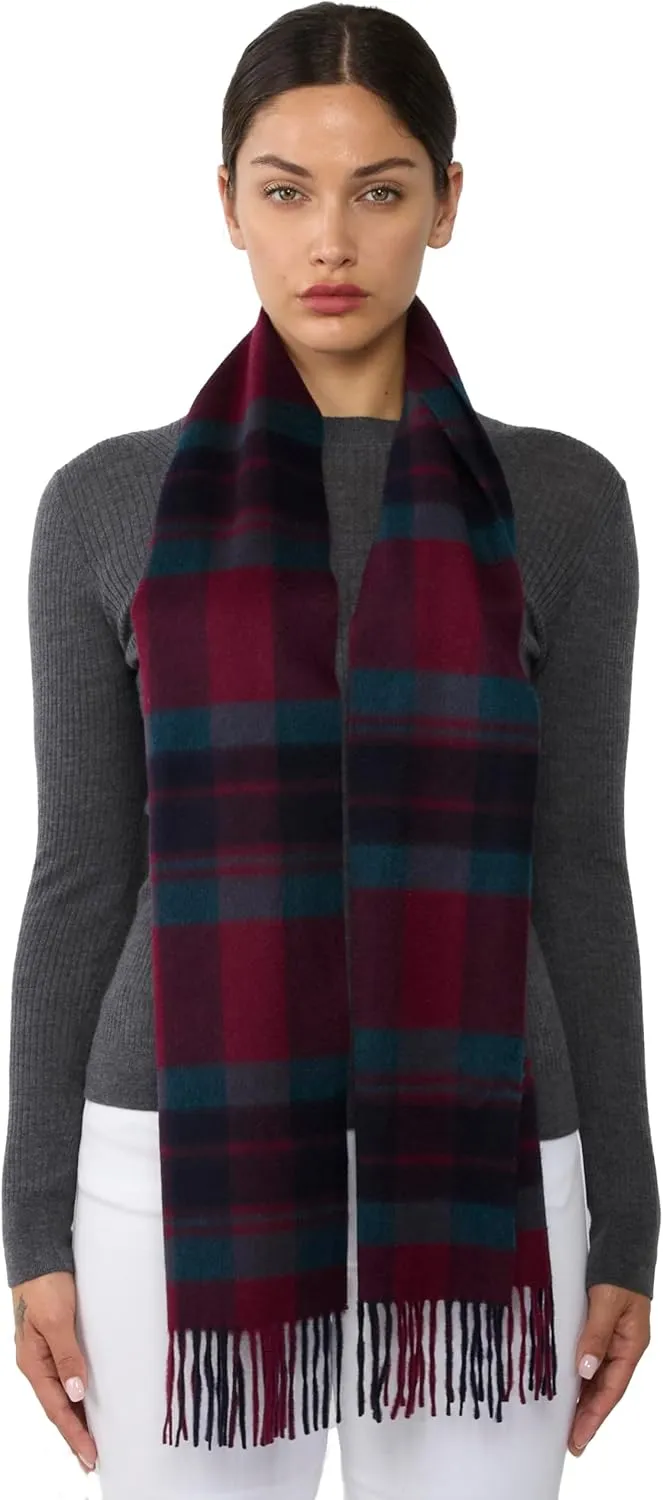 JENNIE LIU Women's 100% Pure Cashmere Scarf for Women