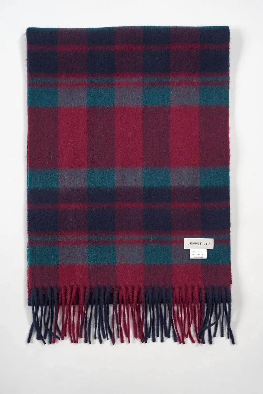 JENNIE LIU Women's 100% Pure Cashmere Scarf for Women