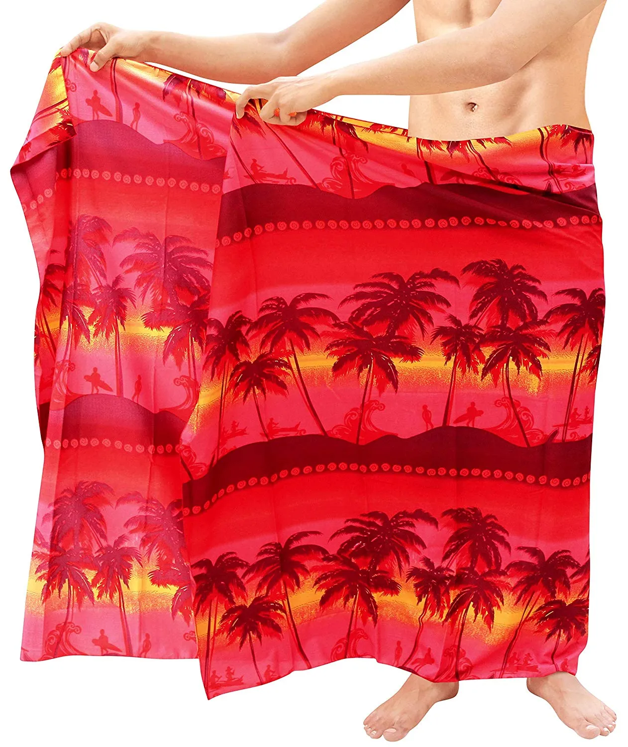LA LEELA Beach Wear Pareo Wrap Cover ups Bathing Suit Beach Towel Mens Sarong Swimsuit