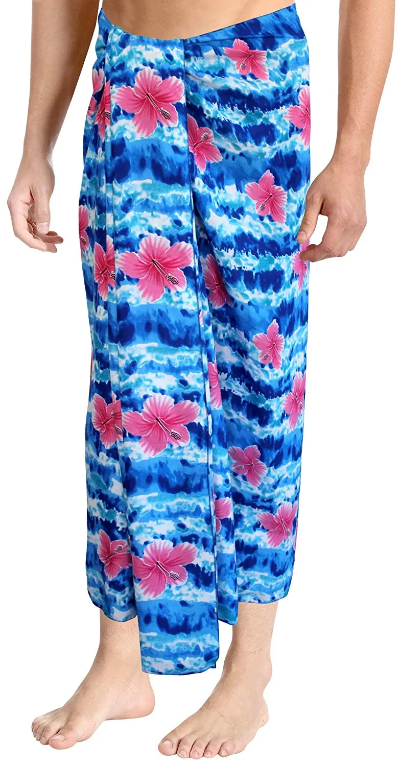 LA LEELA Beach Wear Pareo Wrap Cover ups Bathing Suit Beach Towel Mens Sarong Swimsuit