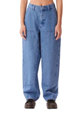 LEAH BAGGY DENIM - Light Indigo