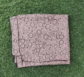 Light Brown Graphic Printed Scarf