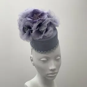 Lilac Dream Pill Box Hat