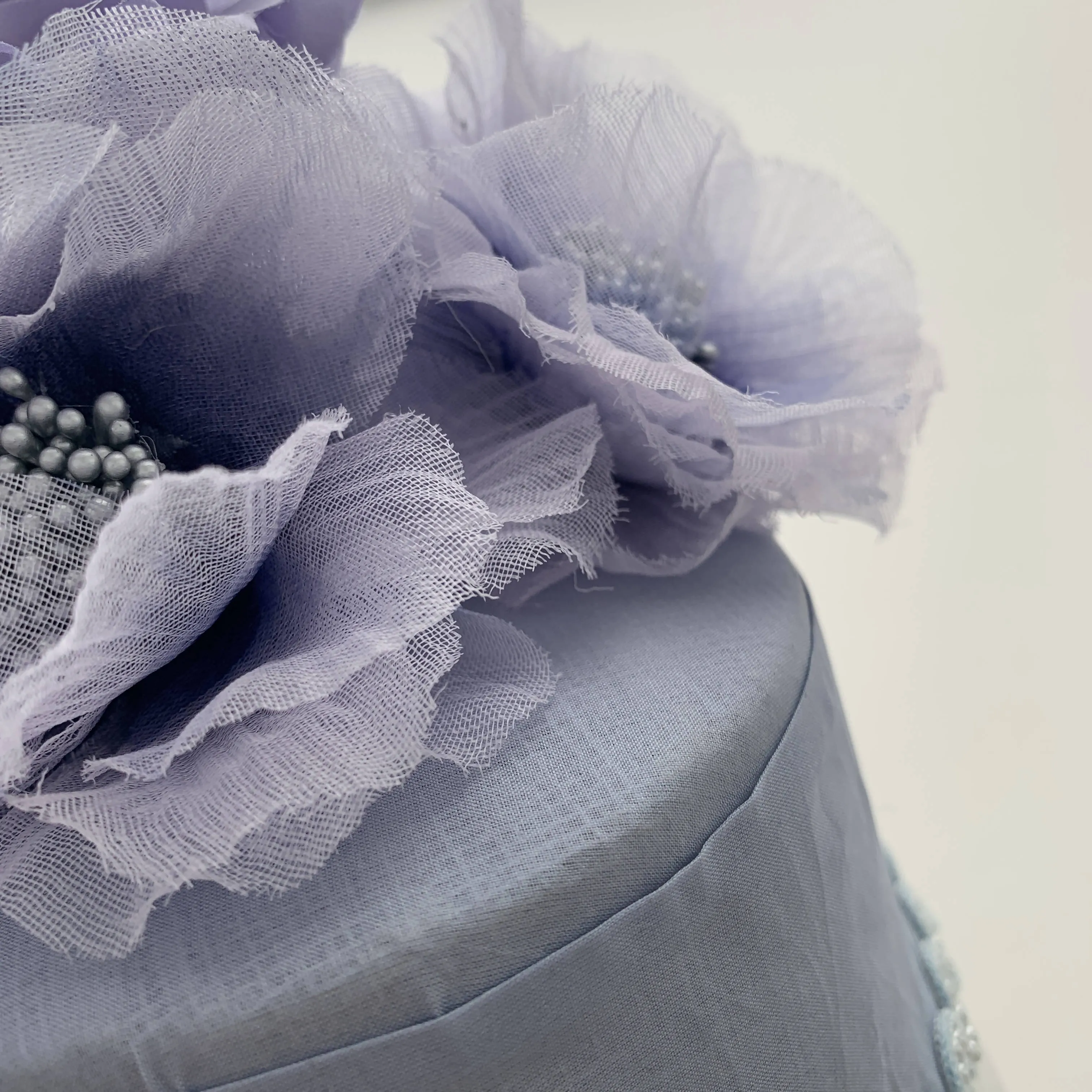 Lilac Dream Pill Box Hat