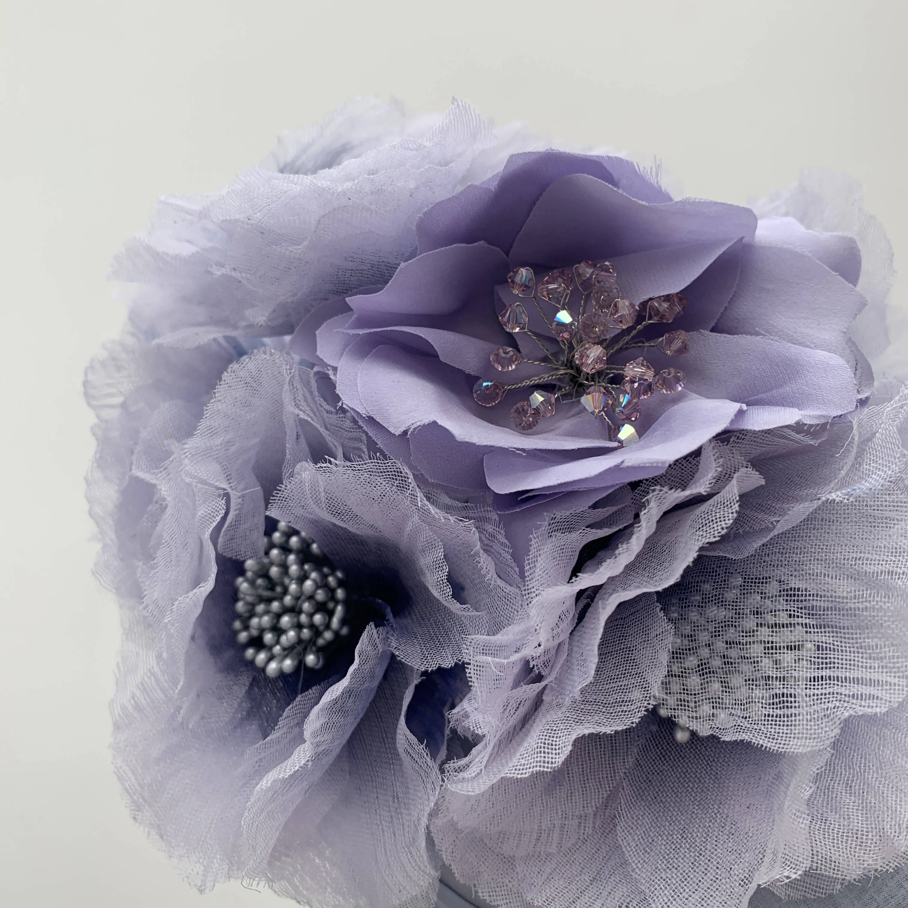 Lilac Dream Pill Box Hat