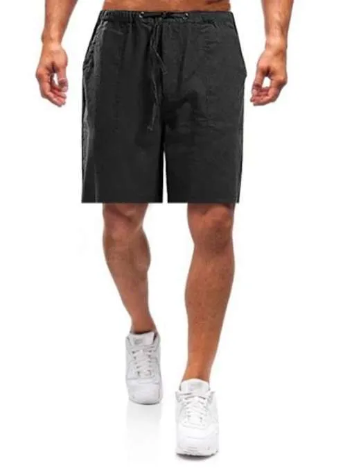Linen Oversized Pocket Casual Shorts