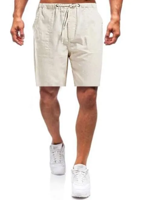 Linen Oversized Pocket Casual Shorts