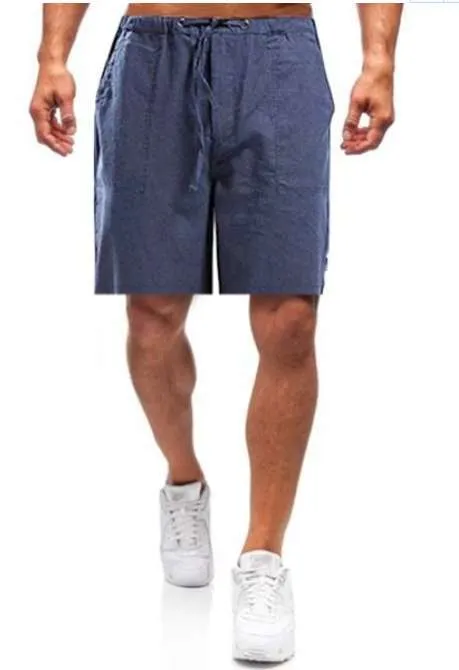 Linen Oversized Pocket Casual Shorts
