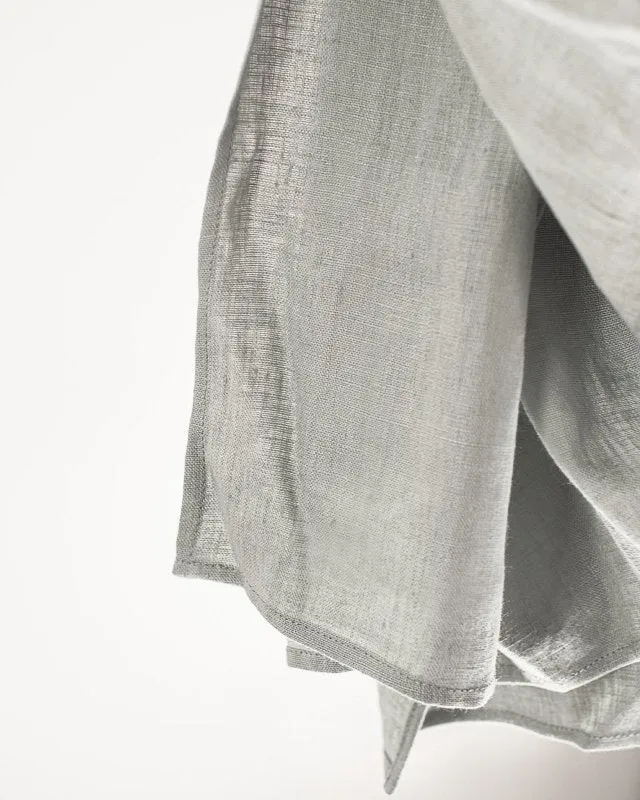 Linen scarf in Light Grey