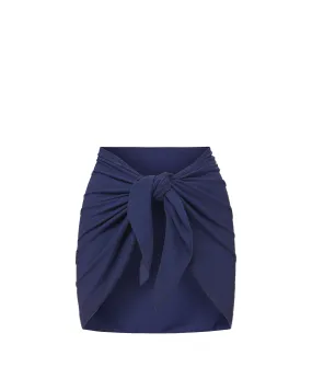 Liv Sarong in Navy Texture