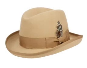 Men Homburg Hat MSD-31 Khaki