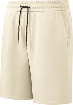 Mens 2025 Casual Shorts Summer Stretch Shorts Lightweight Soft Drawstring Shorts Breathable Lounge Shorts with Pocket