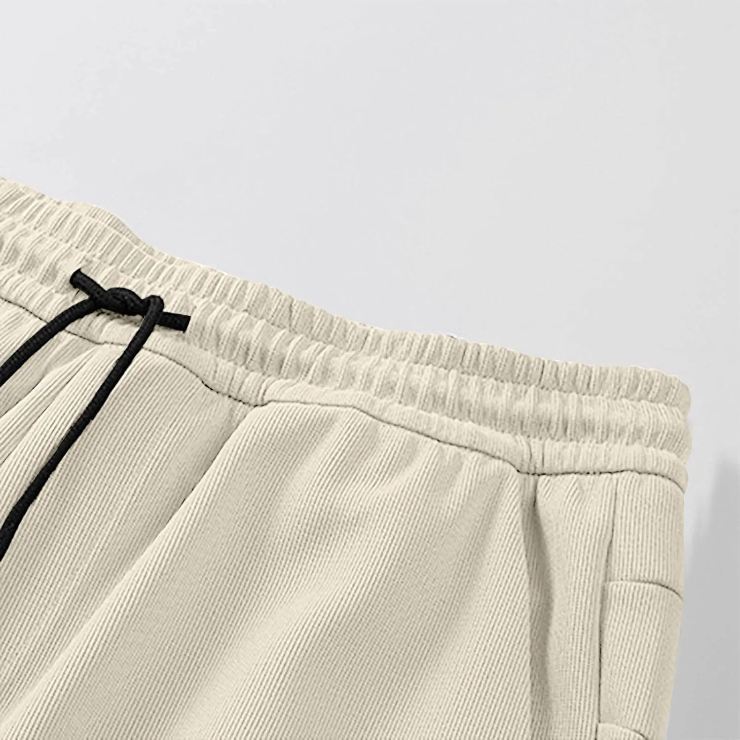 Mens 2025 Casual Shorts Summer Stretch Shorts Lightweight Soft Drawstring Shorts Breathable Lounge Shorts with Pocket