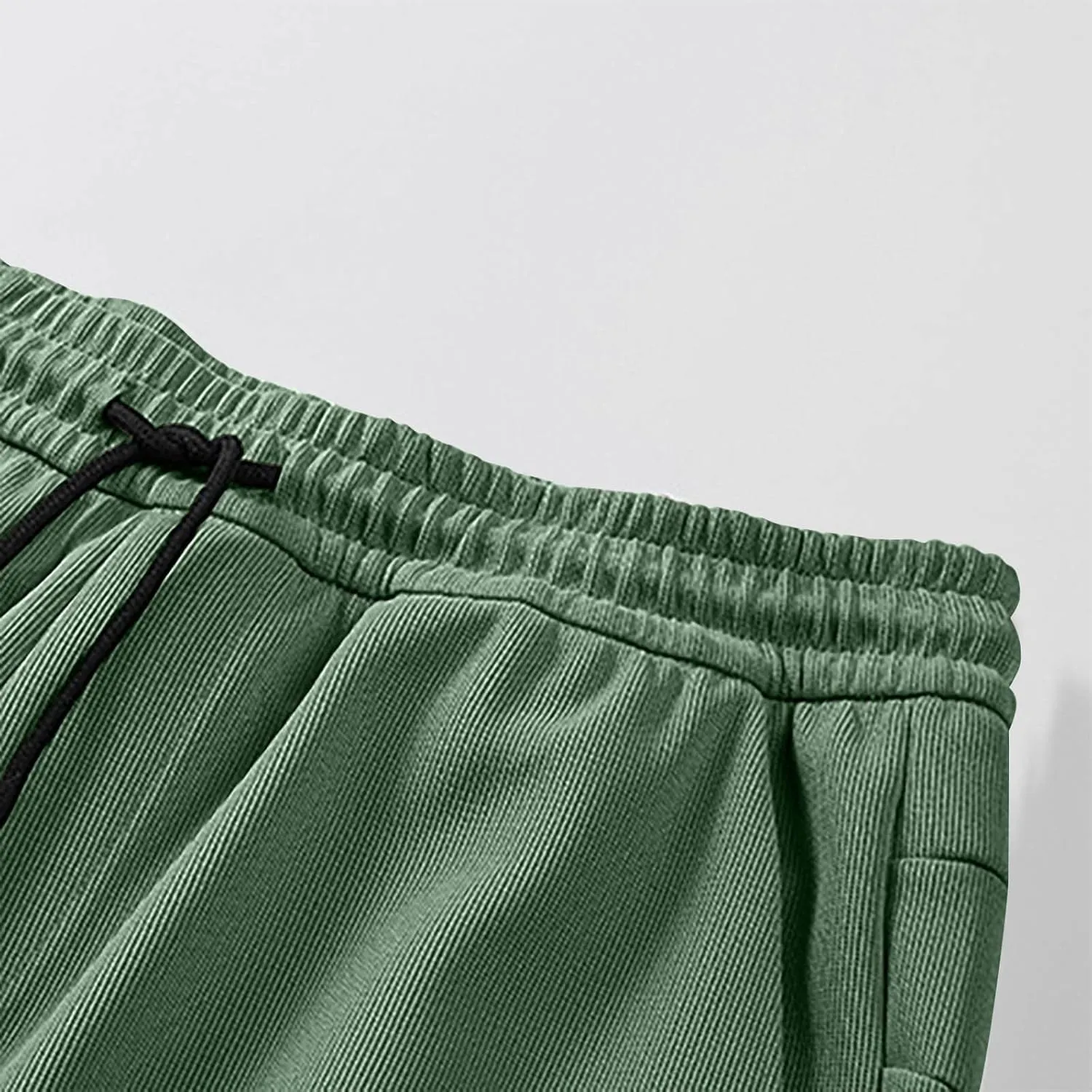 Mens 2025 Casual Shorts Summer Stretch Shorts Lightweight Soft Drawstring Shorts Breathable Lounge Shorts with Pocket