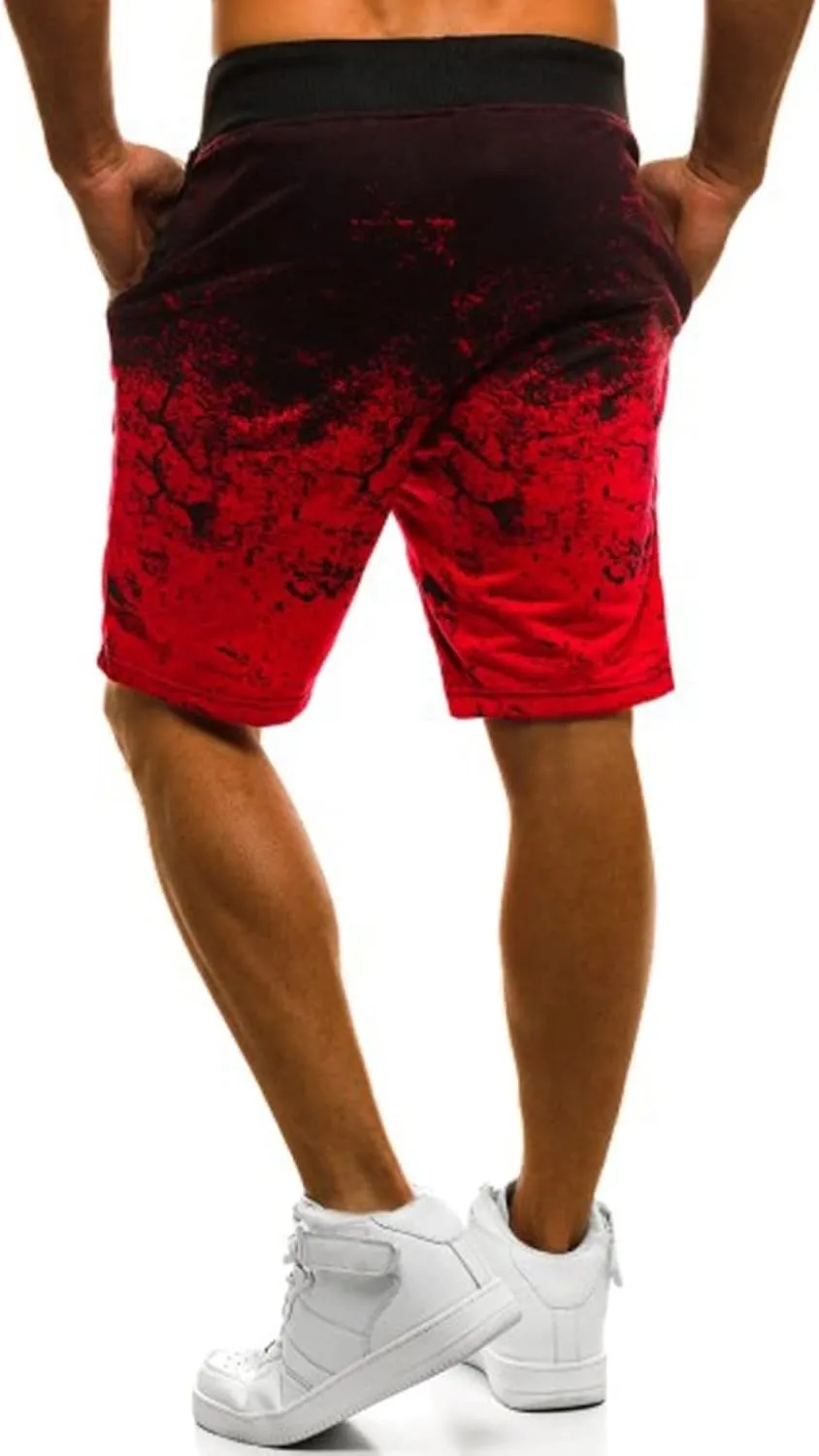 Men's Cargo Shorts Classic Fit Cool Beach Shorts 5.5" Cotton Casual Shorts Casual Pants Candy-Colored