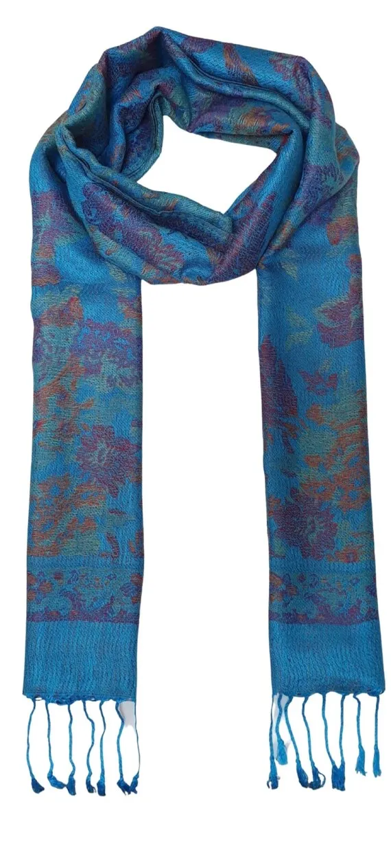 Mosaic Weave Pashmina Style Scarf Shawl for Women - Soft and Luxurious Wrap