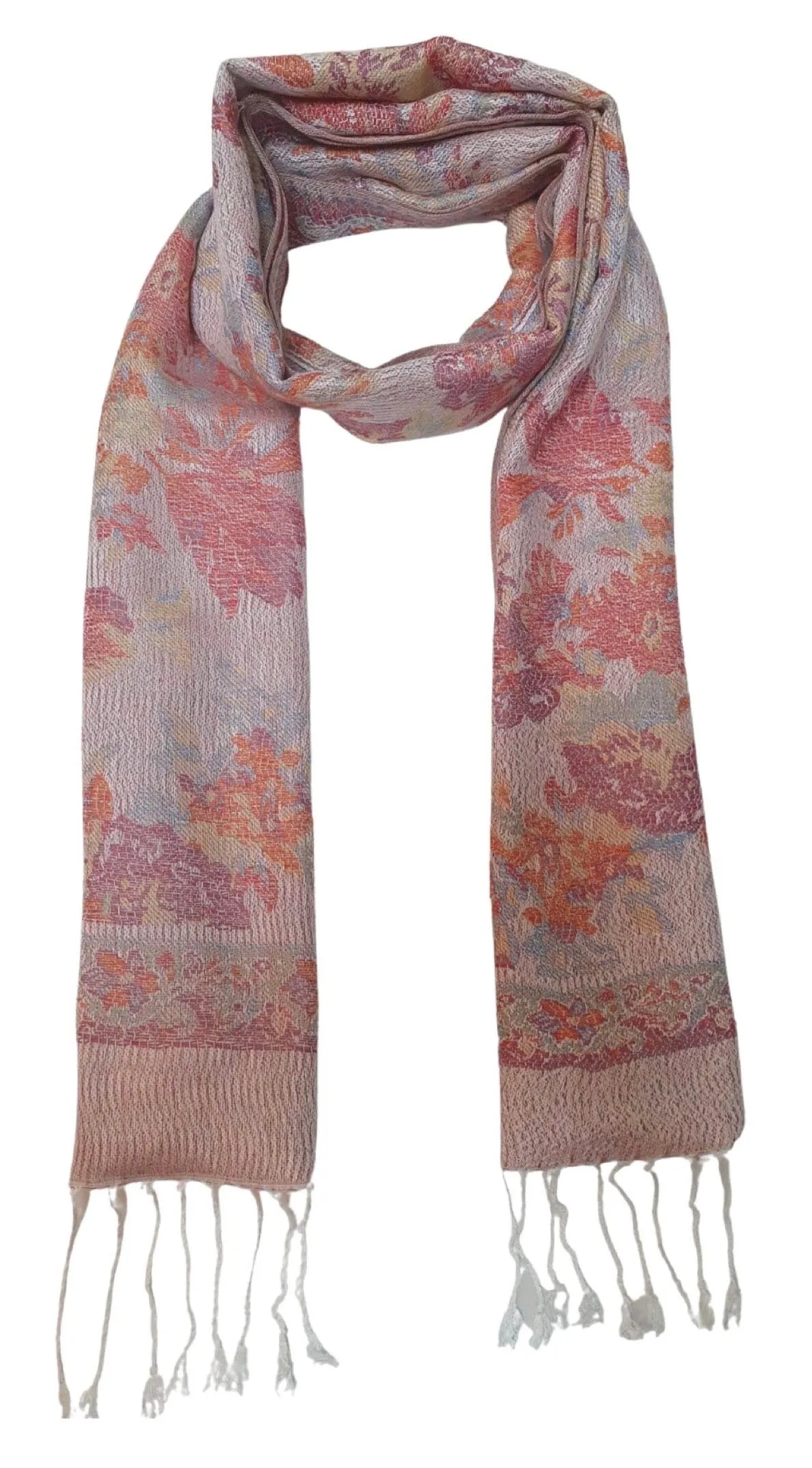 Mosaic Weave Pashmina Style Scarf Shawl for Women - Soft and Luxurious Wrap