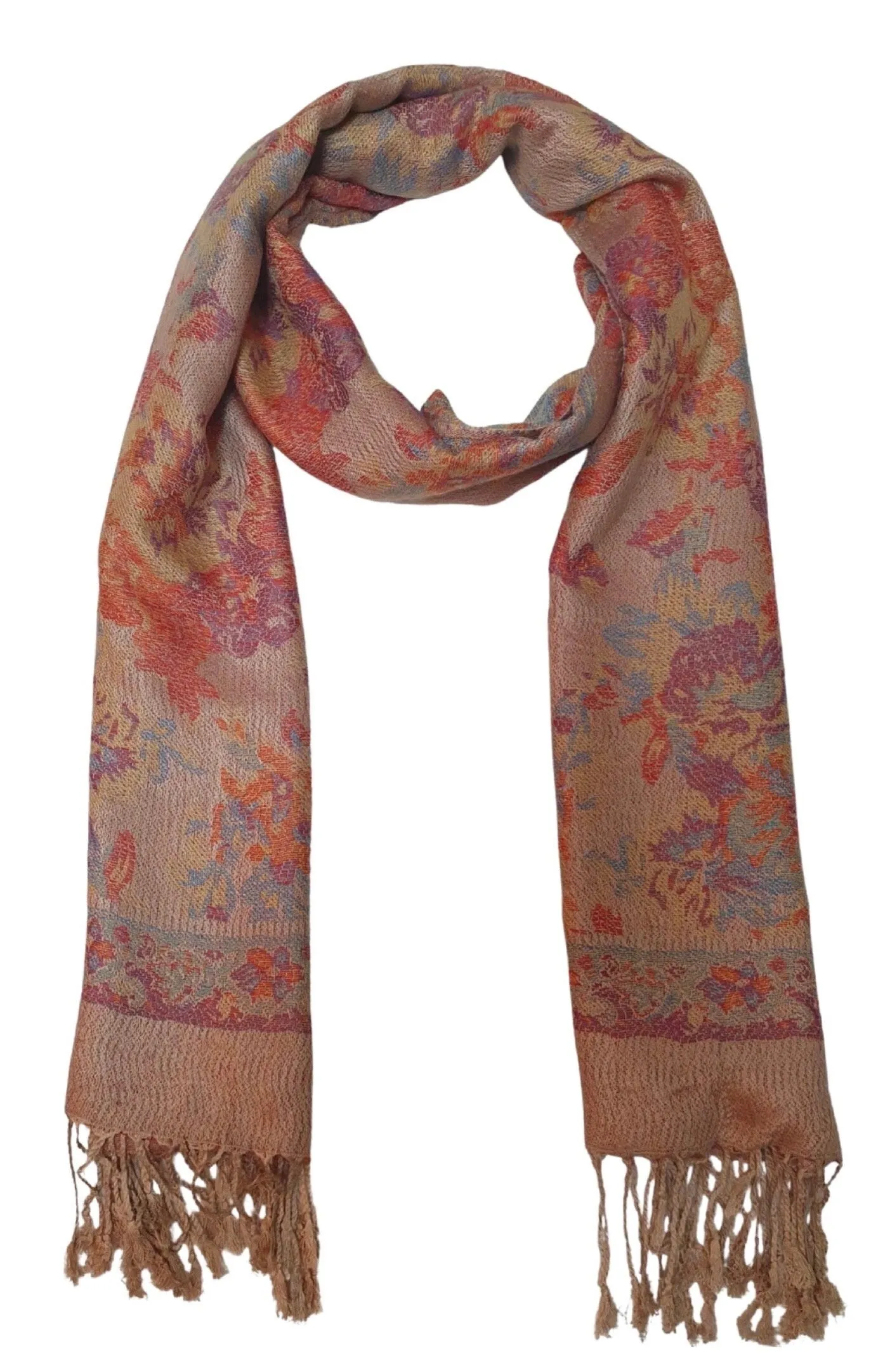 Mosaic Weave Pashmina Style Scarf Shawl for Women - Soft and Luxurious Wrap