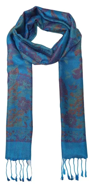 Mosaic Weave Pashmina Style Scarf Shawl for Women - Soft and Luxurious Wrap