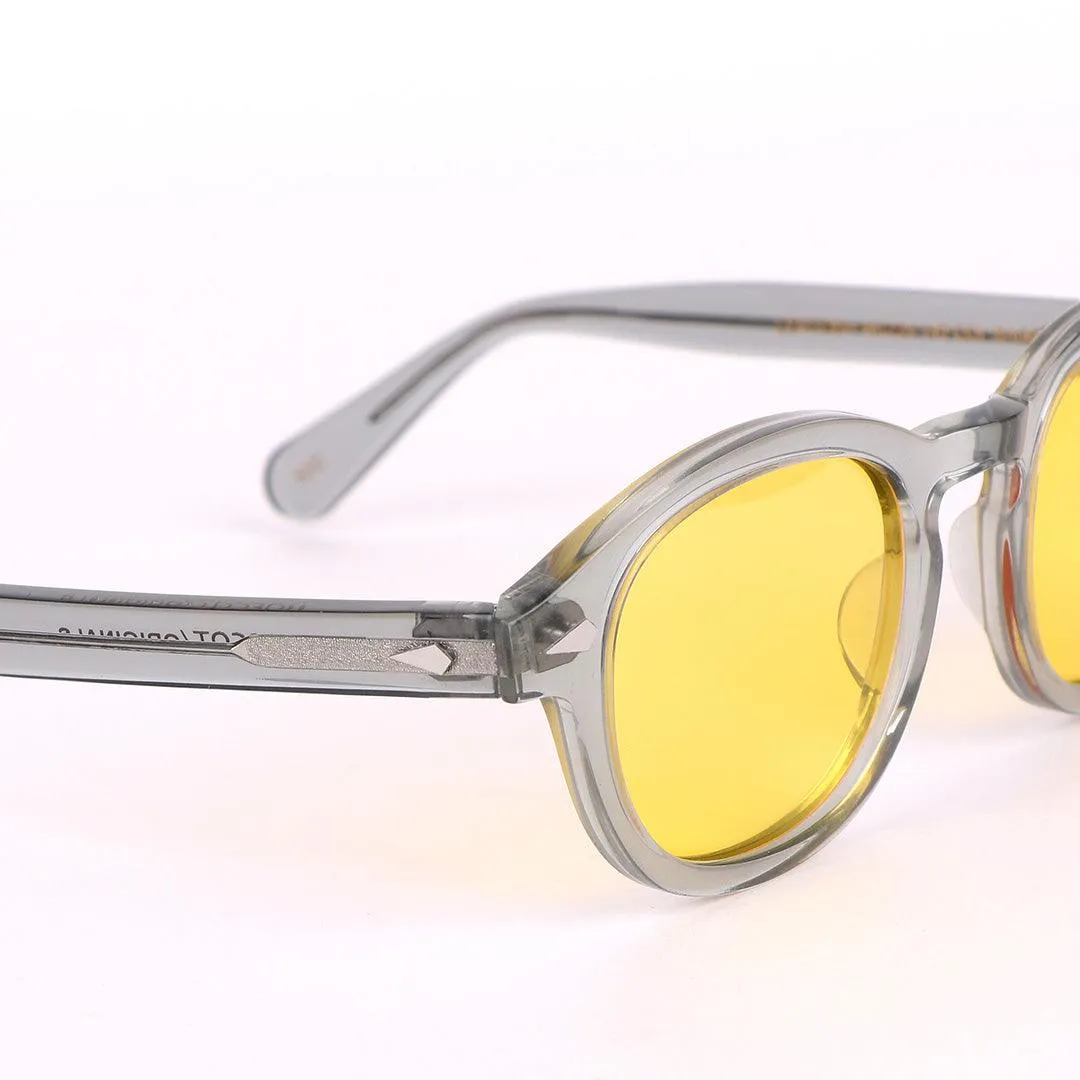Moscot Originals Lemtosh Grey And Yellow Lens Sunglasses