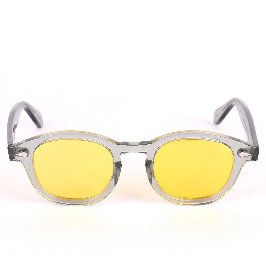 Moscot Originals Lemtosh Grey And Yellow Lens Sunglasses