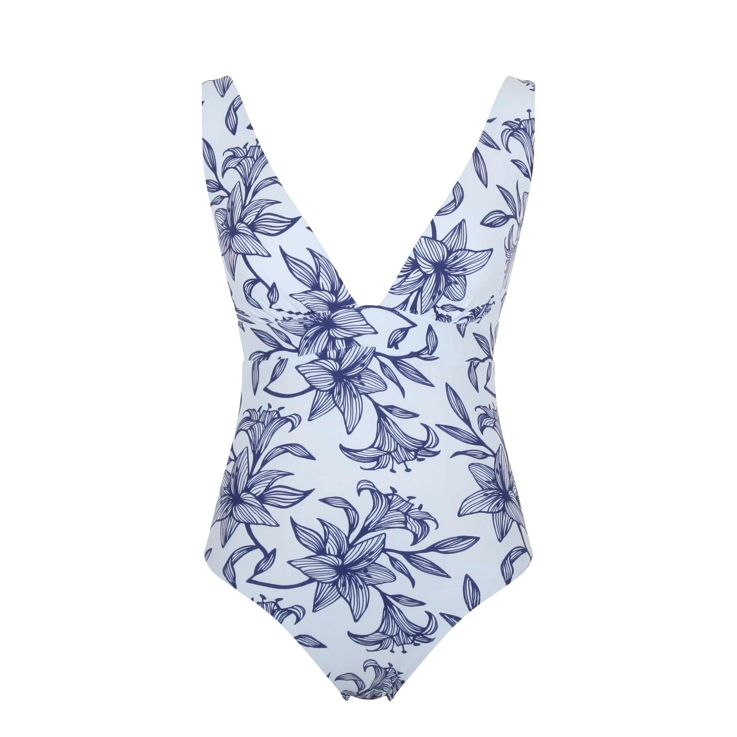 Panache Swimwear Taylor Capri Wireless Plunge One Piece 1760