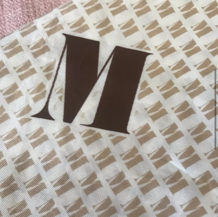 "M" Monogram Scarf by Morsly