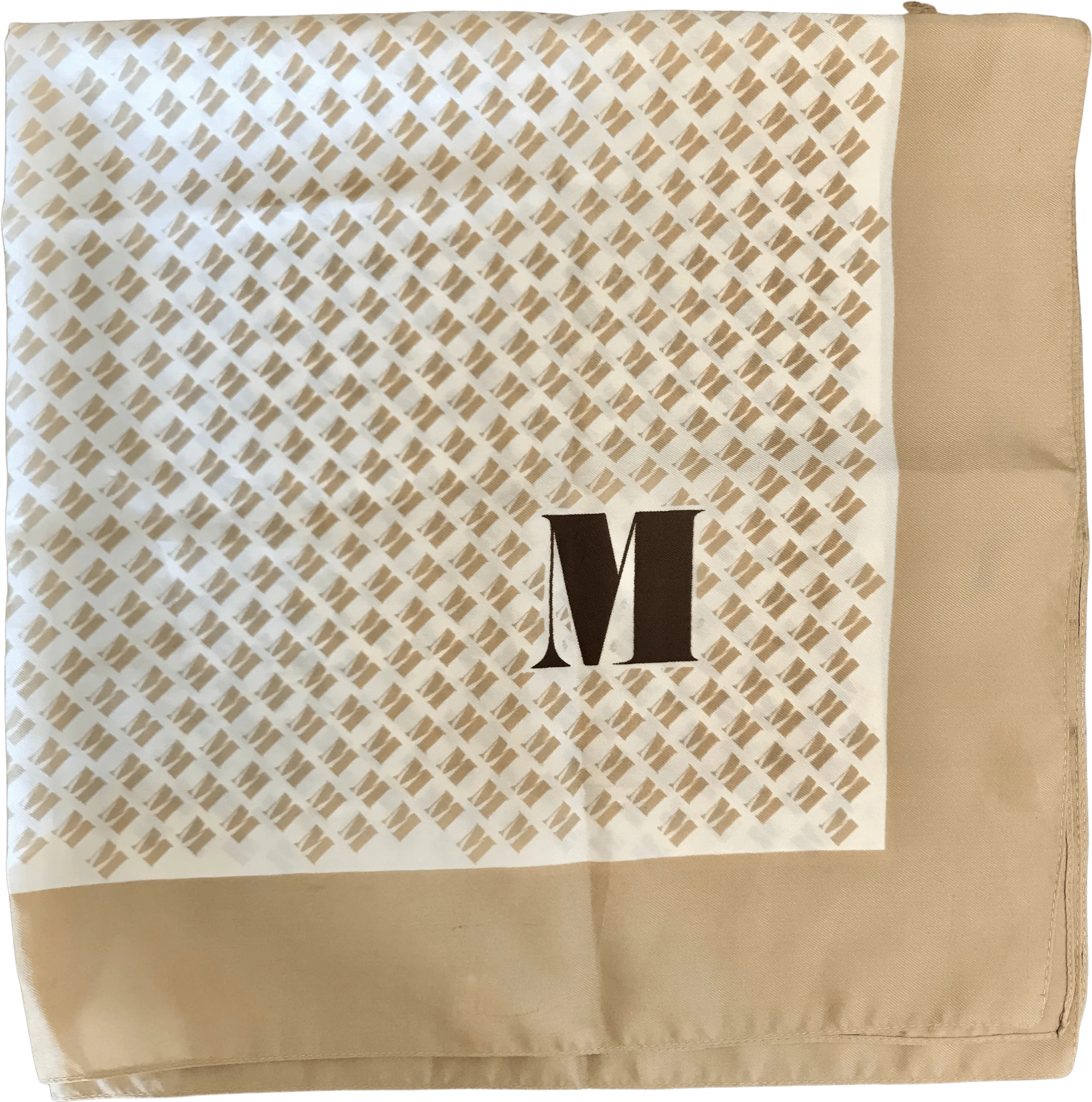 "M" Monogram Scarf by Morsly