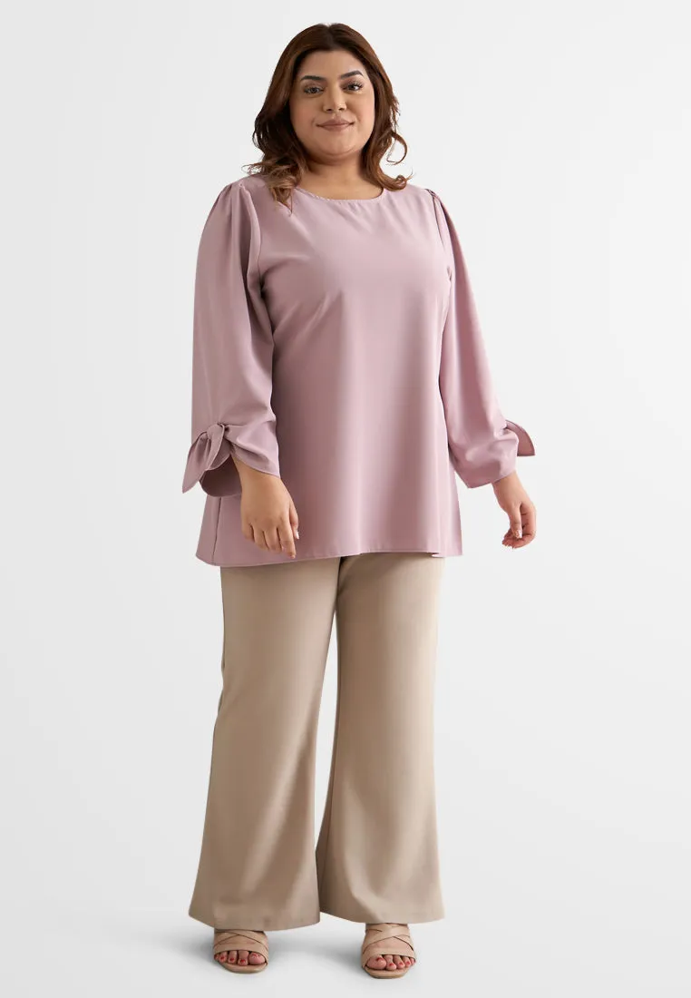 Remy Flowy Ribbon Sleeve Blouse